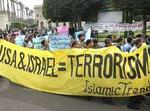 Imagen de archivo de una manifestación contra EEUU e Israel en El Cairo.