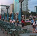 El boulevard Roxas de Manila.