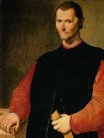 Detalle del célebre retrato de Maquiavelo de Santi di Tito.