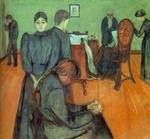 Edvard Munch: MUERTE EN LA ALCOBA.