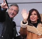 Néstor y Cristina Kirchner.