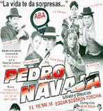 Detalle del poster de un musical dedicado a Pedro Navaja.