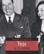Detalle de la portada de PERÓN, TAL VEZ LA HISTORIA.