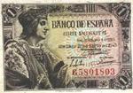 1 peseta de 1943
