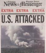 Detalle de la portada de la edición extra que lanzó este diario el 11-S.