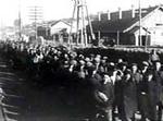 Prisioneros camino del Gulag