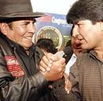 Felipe Quispe y Evo Morales.