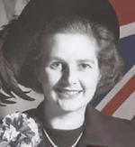 La joven Margaret Thatcher