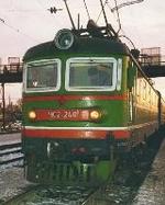 Una locomotora del Transiberiano