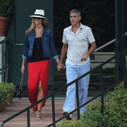 George Clooney y Stacy Keibler | Archivo