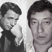 Yves Montand y Serge Gainsbourg