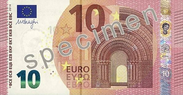 Nuevo billete de 5 euros