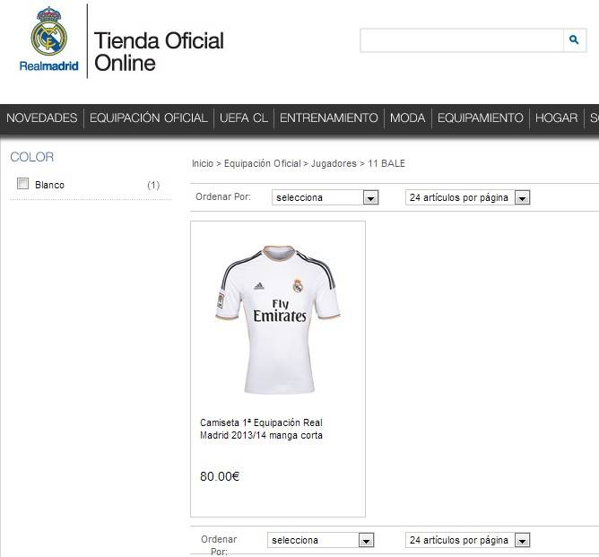 El Madrid ya vende la camiseta de Bale - Libertad Digital