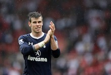 Gareth Bale, con la camiseta del Tottenham