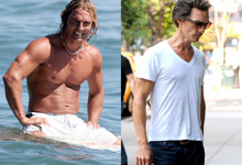 El antes y despus de Matthew McConaughey