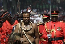 El rey de Suazilandia, Mswati III, en un acto real | Cordon Press