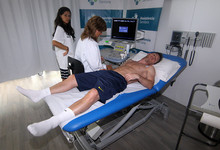 Messi en el reconocimiento m�dico | Foto: fcbarcelona.es