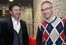 Abel Resino, junto al director deportivo del Celta, Miguel Torrecilla. | EFE