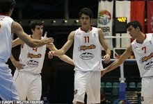 Abrines, en un partido con la selecci�n espa�ola sub20.