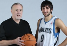 Rick Adelman y Ricky Rubio. | Archivo