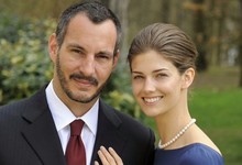 Rahim Aga Khan y la modelo Kendra Spears | Foto oficial