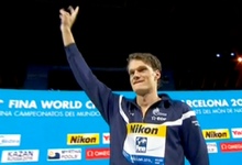 Yannick Agnel, campen mundial de los 200 libres.