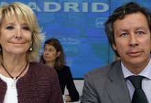 Aguirre y Floriano durante la reunin | PP de Madrid