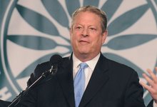 El apstol verde, Al Gore, dando una conferencia en abril de 2012. | Cordon Press