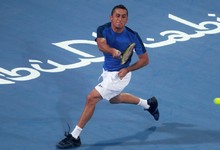 Nico Almagro, en el torneo de Abu Dabi. | Cordon Press
