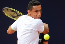 Nico Almagro, durante un partido del torneo de Hamburgo | Cordon Press