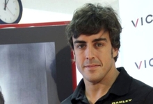 Fernando Alonso, durante el acto de Viceroy en Madrid. | EFE