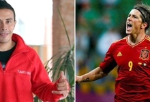 Efra�n Araneda hizo de gu�a tur�stico de Torres en Tahit�.