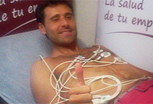Imagen del reconocimiento m�dico con su nuevo equipo. | Atl�tico de Madrid