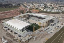 Vista area del Arena Corinthians de Sao Paulo. | EFE