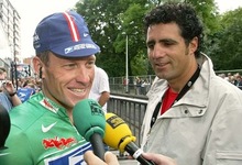 Lance Armstrong y Miguel Indurin, en una imagen de archivo. | EFE