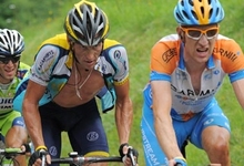 Lance Armstrong y Bradley Wiggins. | Archivo