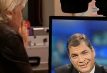 Assange entrevist� a Correa en mayo de 2012 en la cadena Russia Today. 