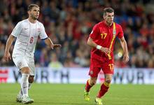Gareth Bale (d), durante el Gales-Serbia. | Cordon Press