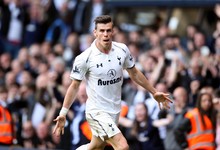 Gareth Bale celebra un gol con el Tottenham. | Cordon Press