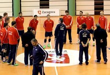 La seleccin espaola prepara el duelo de octavos ante Serbia. | EFE