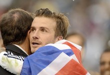 David Beckham celebra el triunfo del Galaxy. | EFE