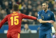 Benzema y Sergio Ramos, en un lance del partido jugado en Saint Denis. | Cordon Press