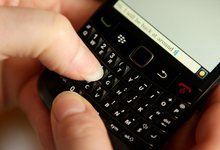 BlackBerry Messenger funcionando en un terminal de la compañía. | Cordon Press