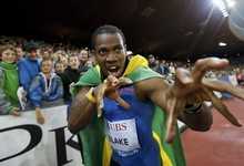 Yohan Blake celebra su ltima victoria en Zurich | Cordon Press