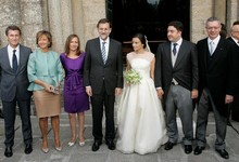 El nuevo matrimonio, junto a Rajoy | EFE