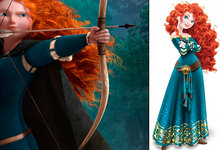 Merida protagonista de la pelcula Brave| Disney, Pixar