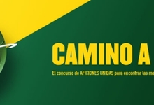 Logo de Camino a Brasil, el concurso de Aficiones Unidas a trav�s de Once+1.