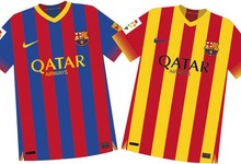 Primera y segunda camiseta del Barcelona para la pr�xima temporada.