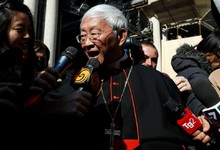 El cardenal Zen, en Roma el pasado mes de febrero | Cordon Press