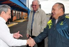 Ral Castro saluda a Diosdado Cabello | EFE